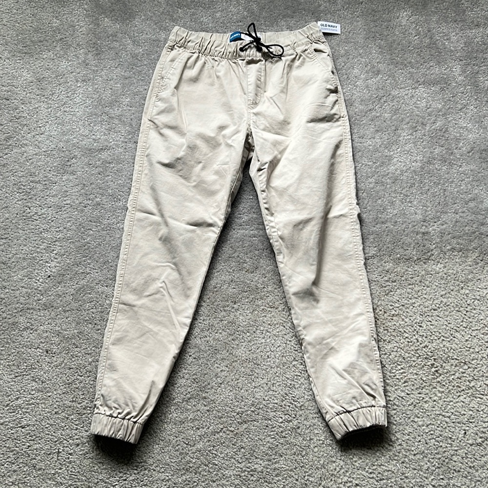 Old Navy Khaki Modern Jogger Medium Tall
